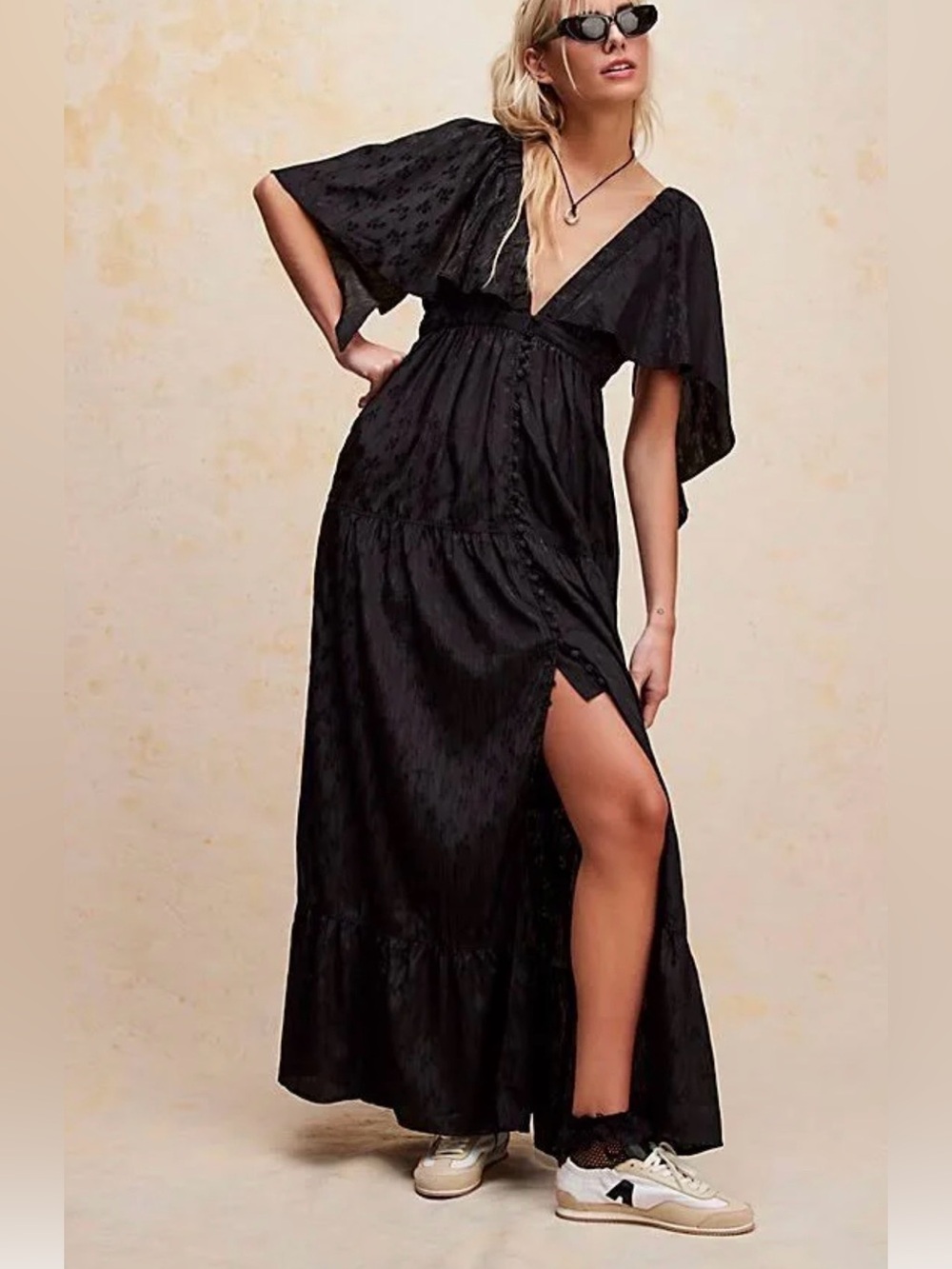 NWT Free People Cha Cha Maxi Dress Small Ethereal Fairy Whimsy